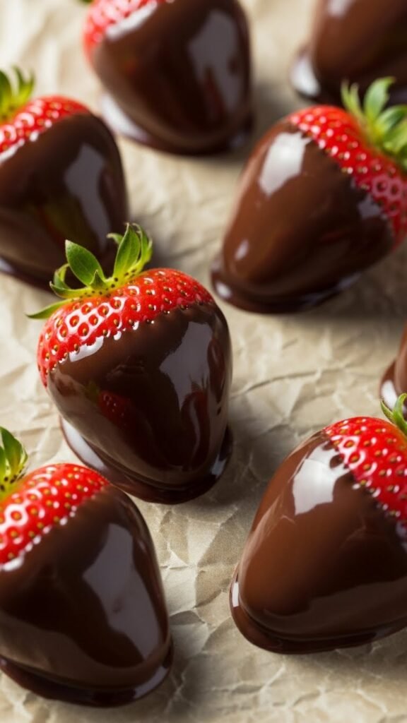 Chocolate-Dipped Strawberry Bites