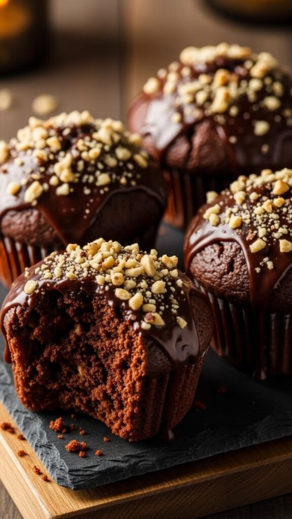 Chocolate Hazelnut Muffins