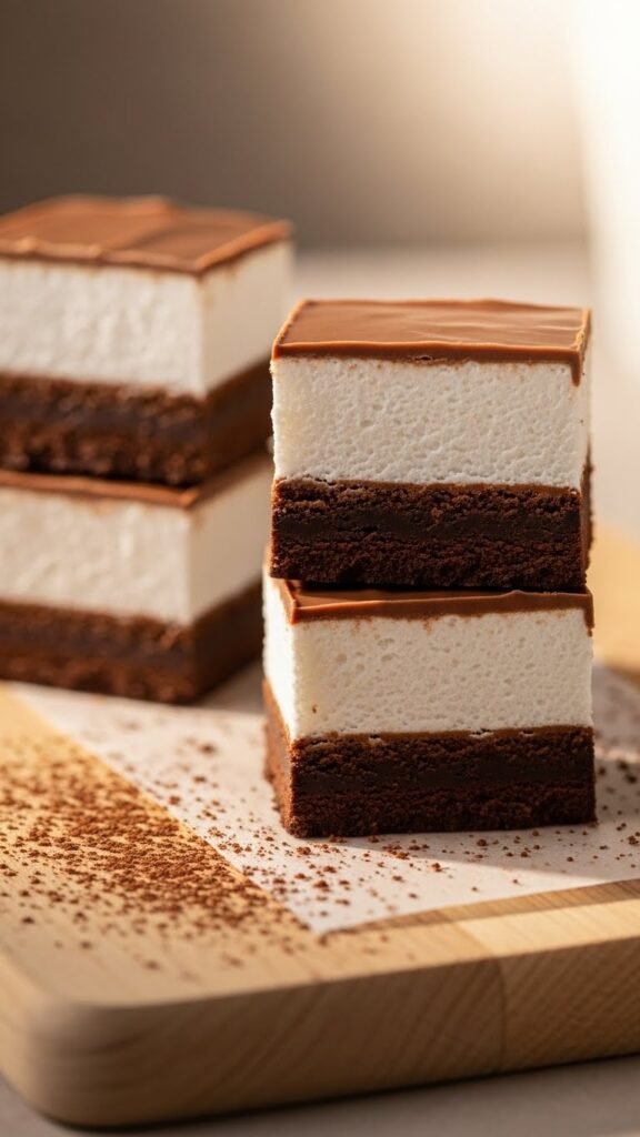 Chocolate Marshmallow Squares