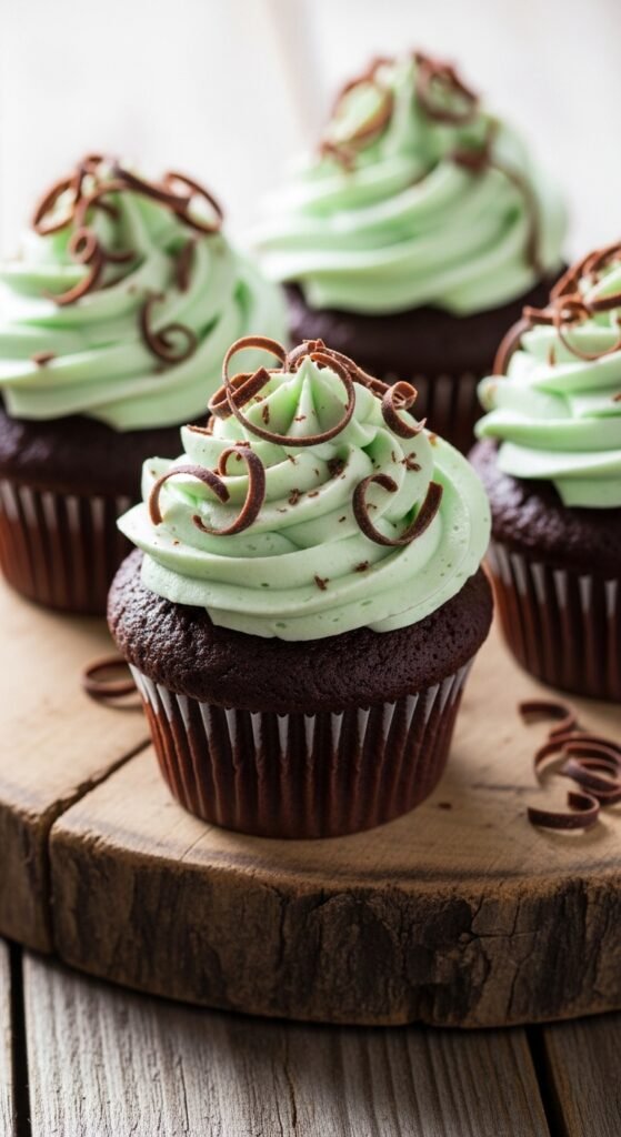 Chocolate Mint Cupcakes