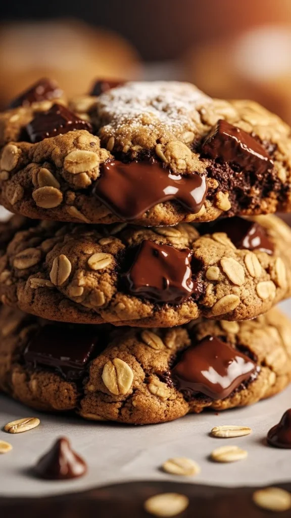 Chocolate Oat Cookies