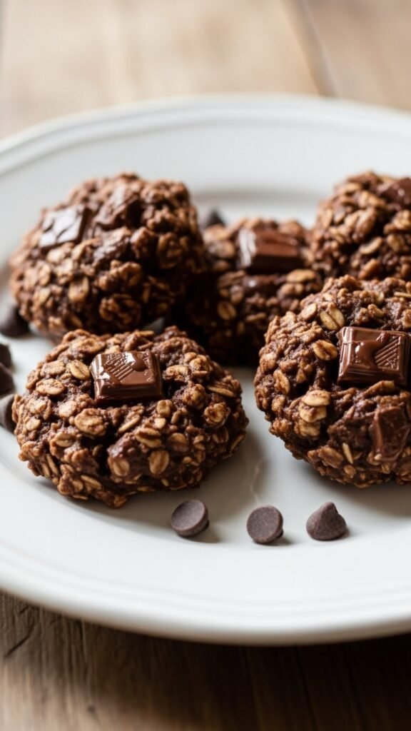 Chocolate Oatmeal No-Bake Cookies