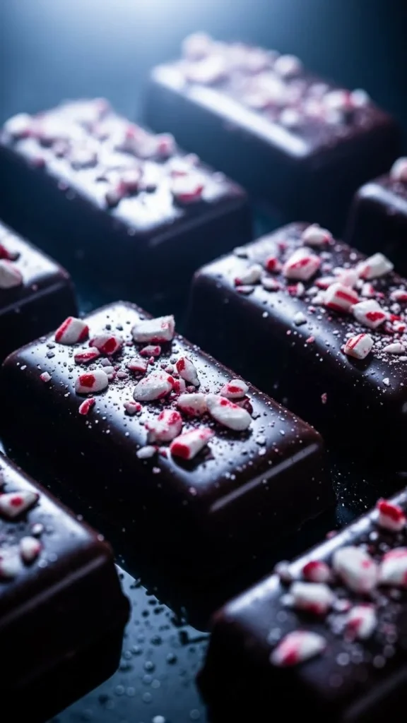 Chocolate Peppermint Crunch Bars