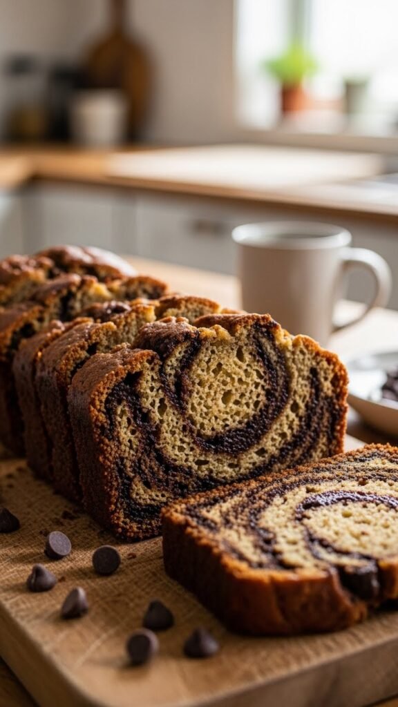 Chocolate Swirl Banana Bread