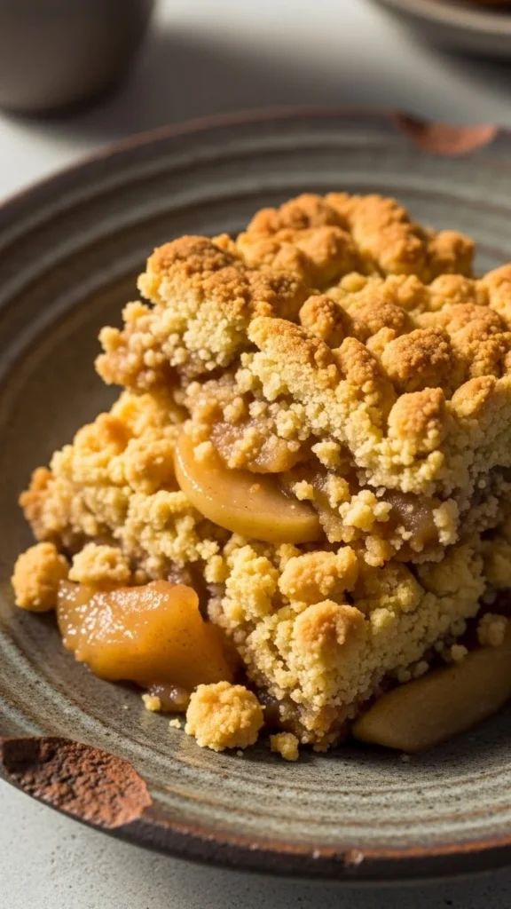 Cinnamon Apple Crumble Bars