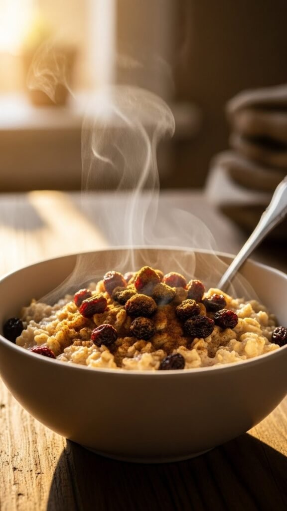 Cinnamon Raisin Oat Bowls
