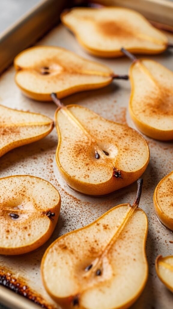 Cinnamon Roasted Pear Slices