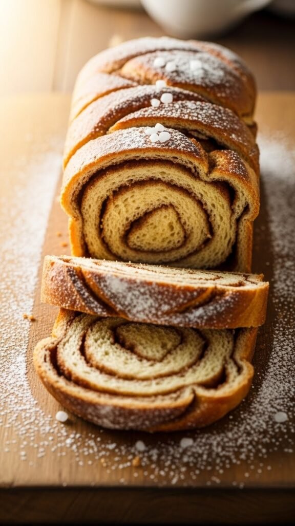 Cinnamon Swirl Vegan Loaf