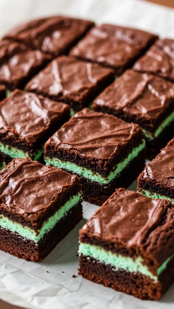 Classic Mint Chocolate Brownies