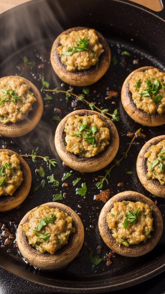 Crab Stuffed Mushrooms