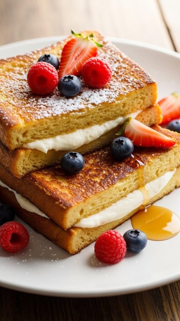 Cream Cheese Stuffed French Toast