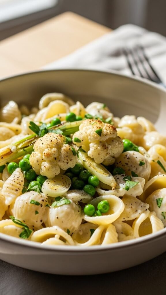Creamy Cauliflower Alfredo-Style Pasta