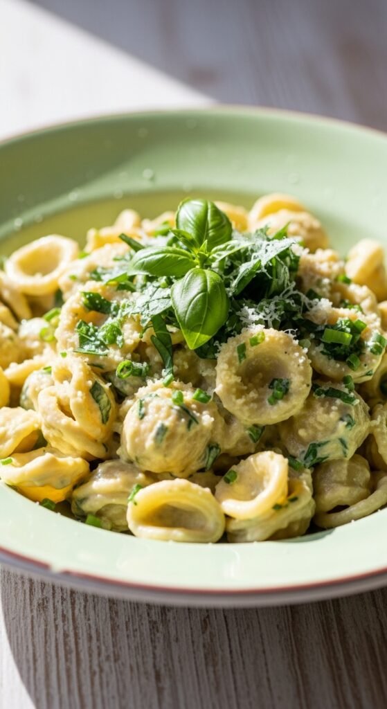 Creamy Herb Ricotta Pasta