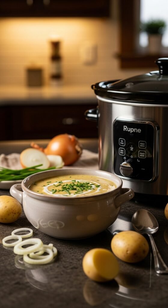Creamy Slow Cooker Potato Soup