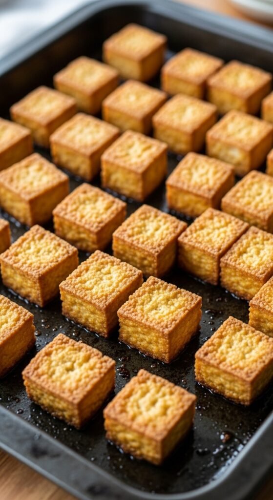 Crispy Oven Tofu Bites