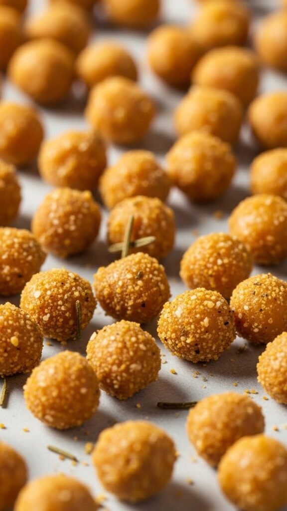 Crispy Rosemary Garlic Chickpeas