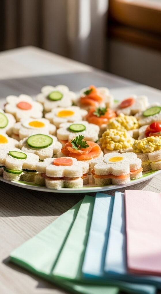 Cucumber Tea Sandwich Bites
