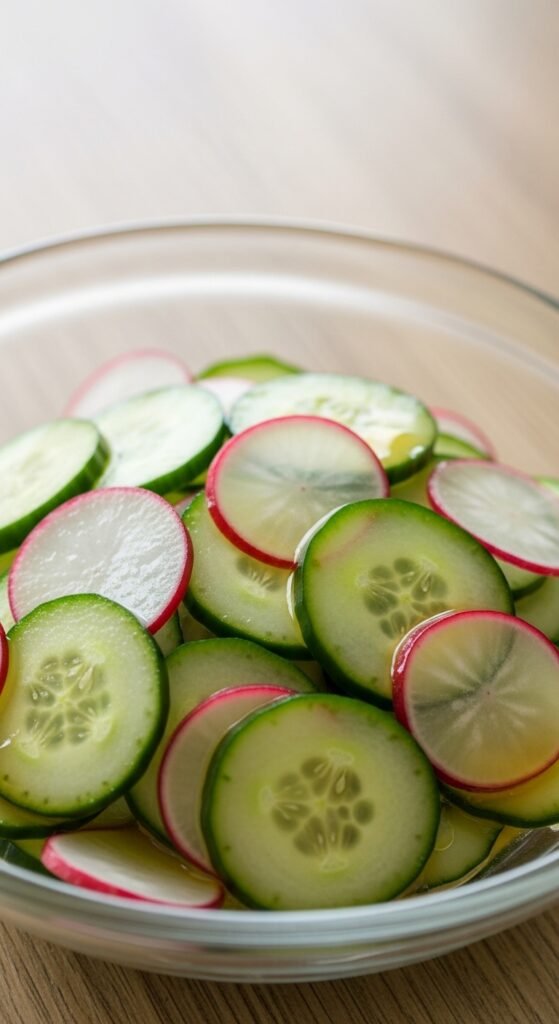 Cucumber and Radish Crunch Salad