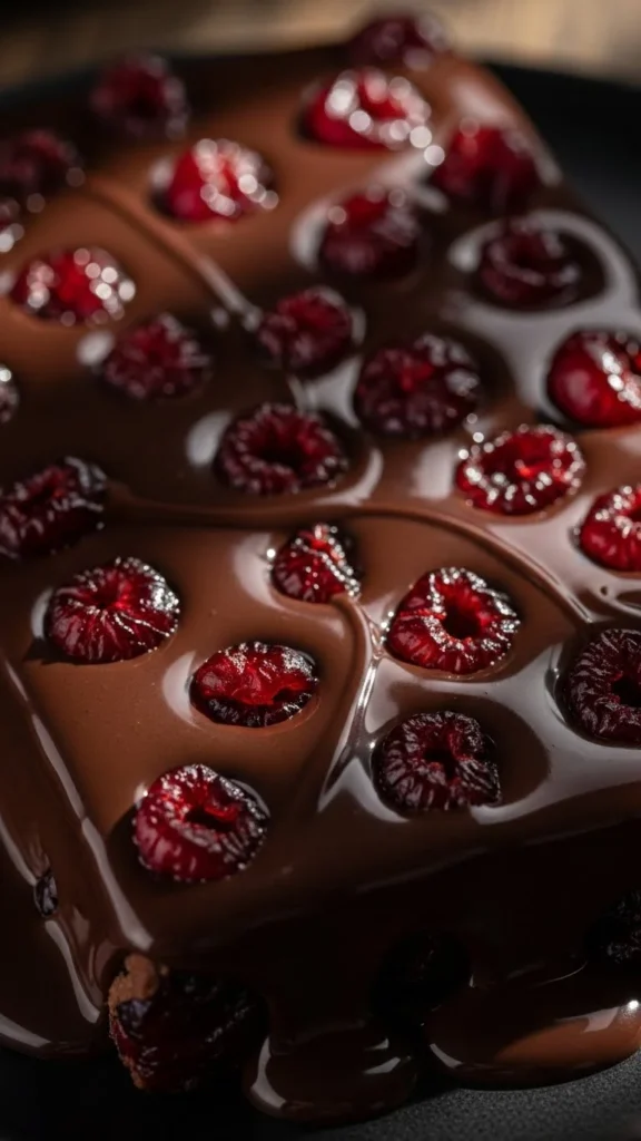 Dark Chocolate Cherry Bars