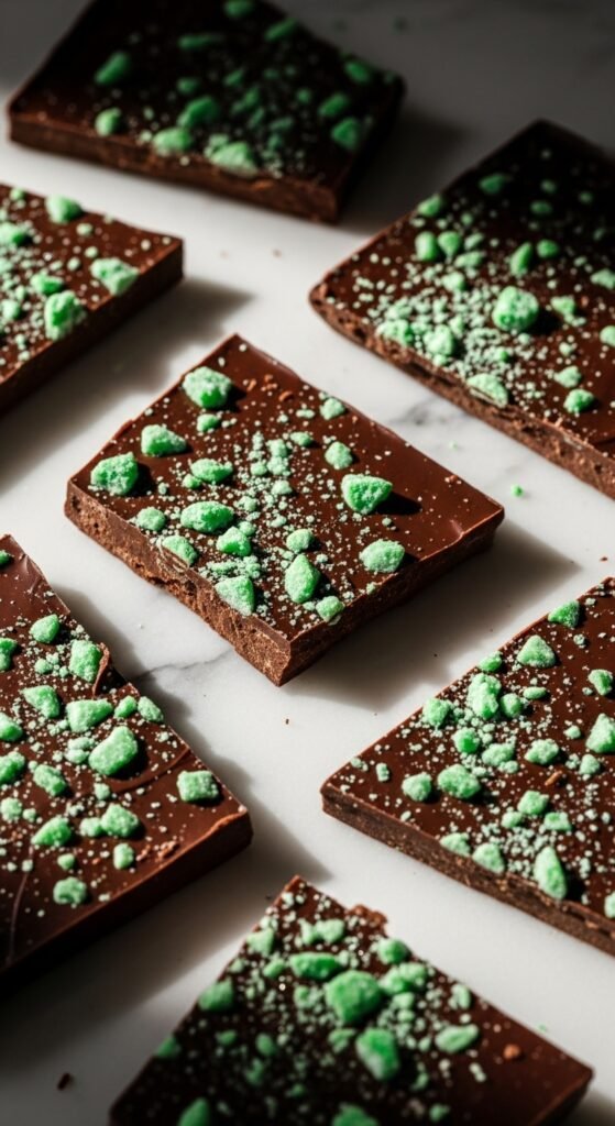 Dark Chocolate Mint Bark