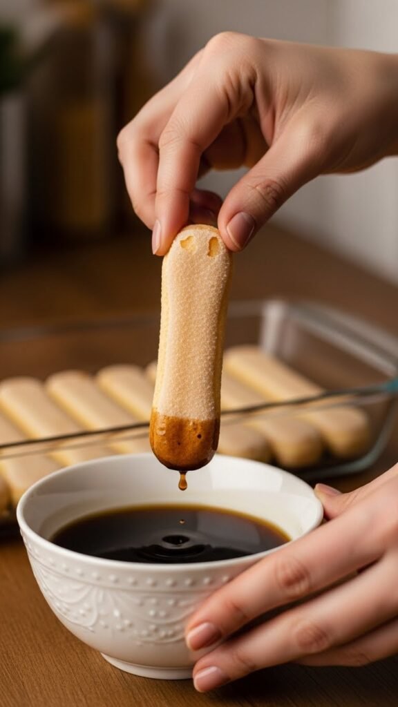 Dip, Don’t Soak the Ladyfingers