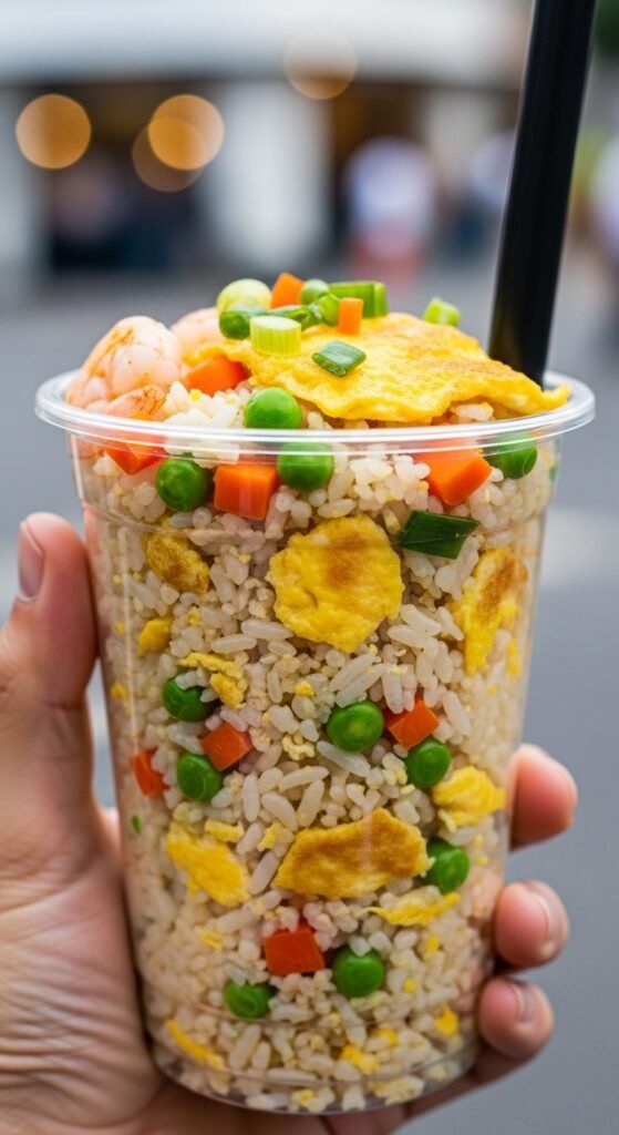 Egg Fried Rice Cup
