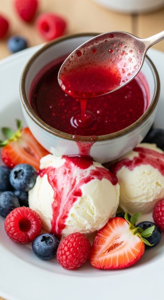 Fresh Fruit Sauces for Light Desserts