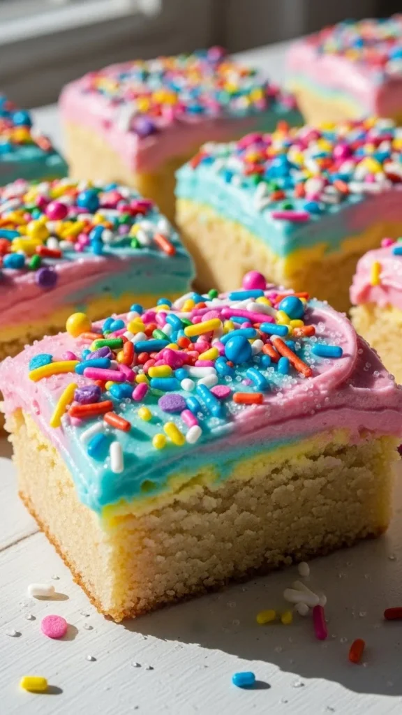 Frosted Sugar Cookie Bars