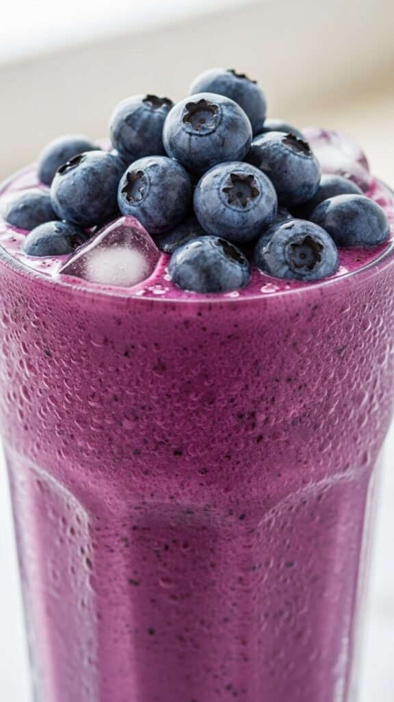 Frosty Blueberry Smoothie