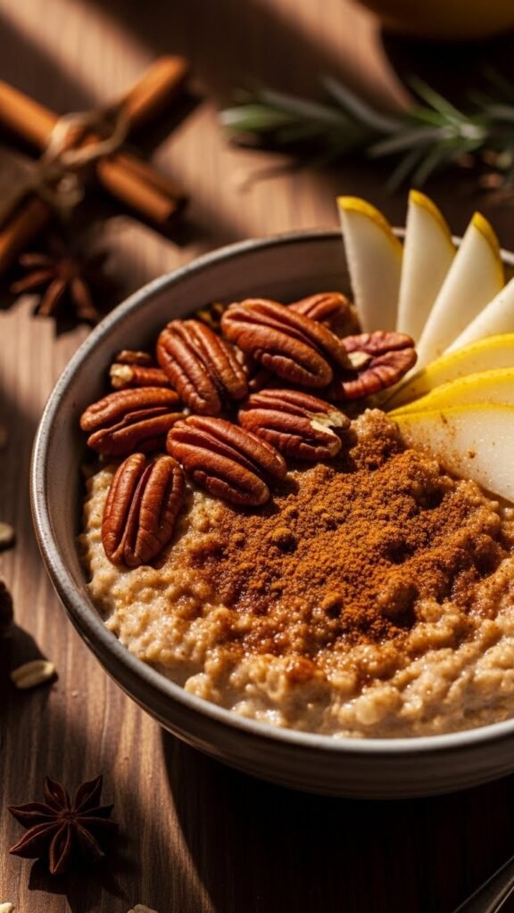 Gingerbread Oat Bowl