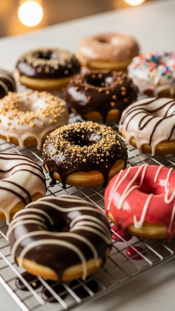 Glaze or Finish Your Donuts