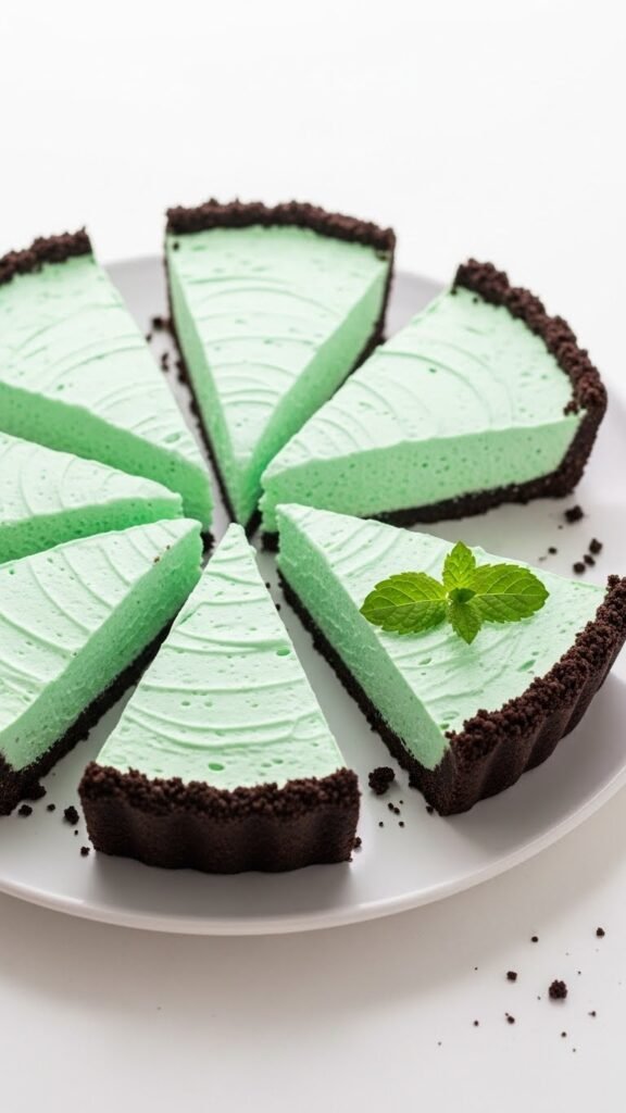 Grasshopper Pie (No-Bake)