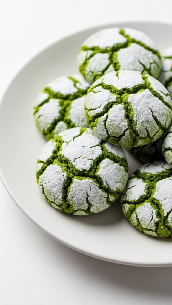 Green Crinkle Cookies