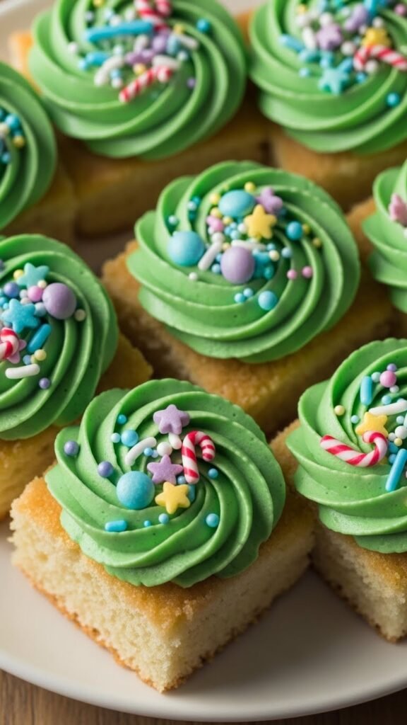 Green Frosted Sugar Bars