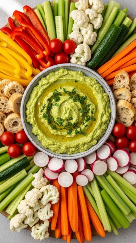 Green Goddess Veggie Dip
