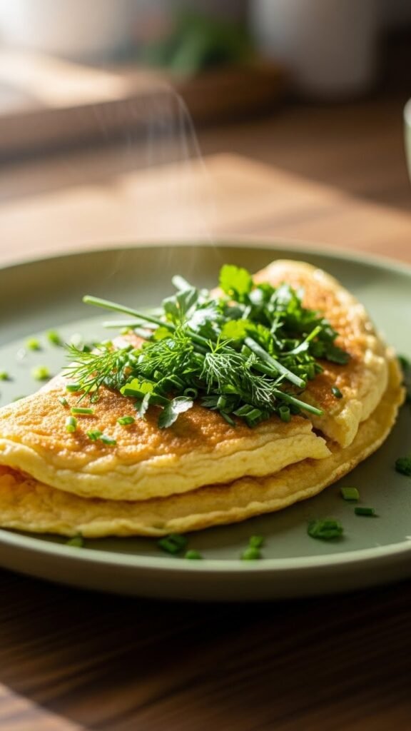 Green Herb Omelet