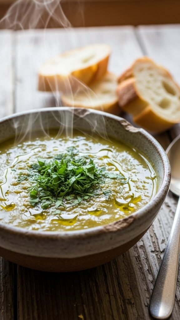 Green Lentil Soup