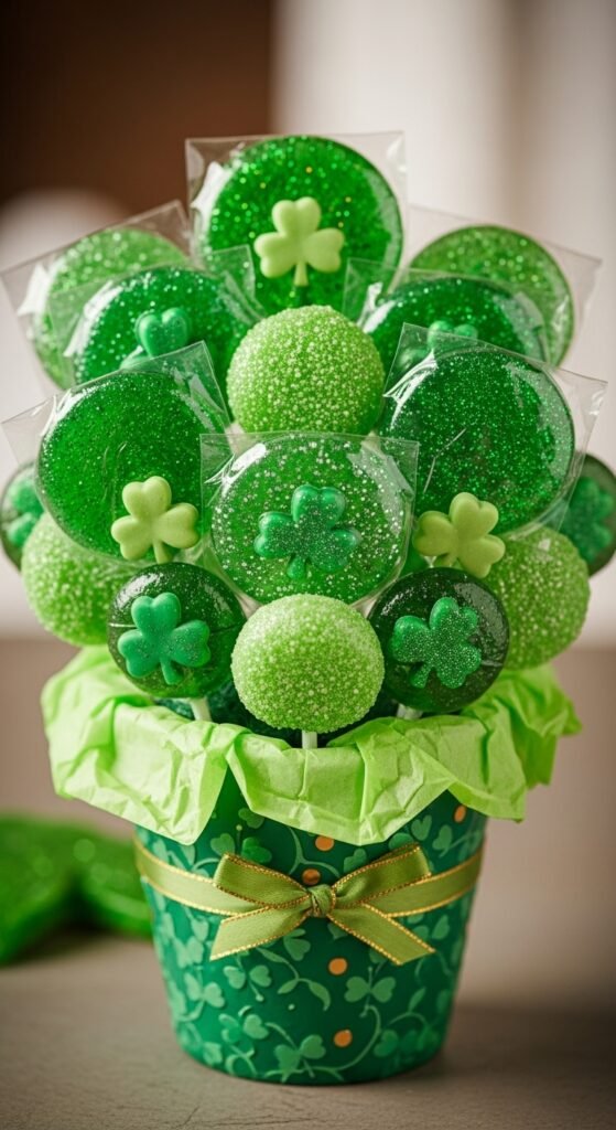 Green Lollipop Bouquets