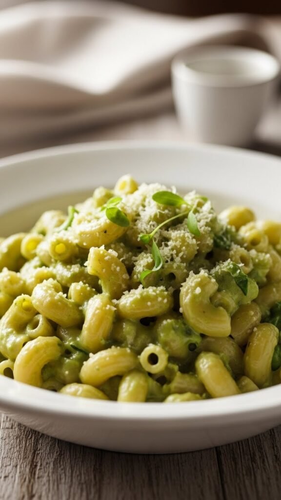 Green Mac and Cheese