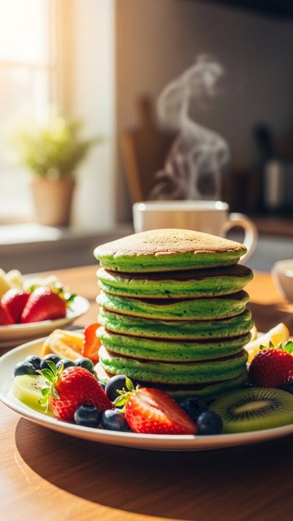 Mini Leprechaun Pancakes