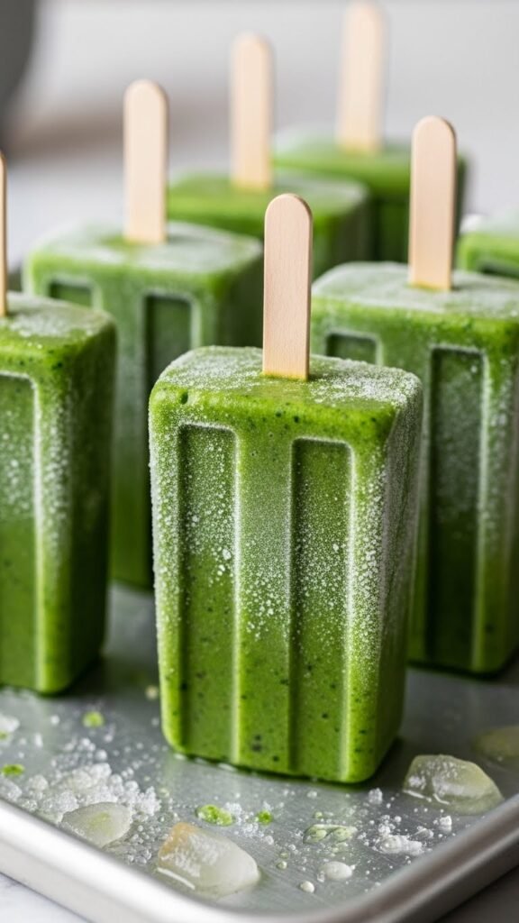 Green Smoothie Pops