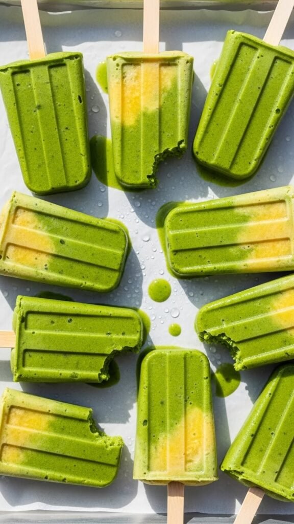 Green Smoothie Popsicles