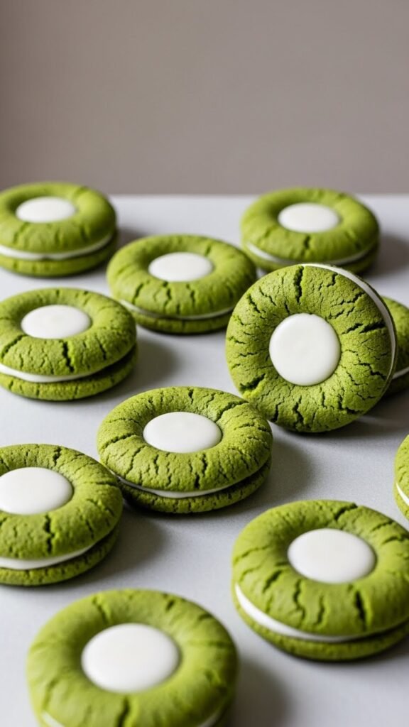 Green Thumbprint Cookies