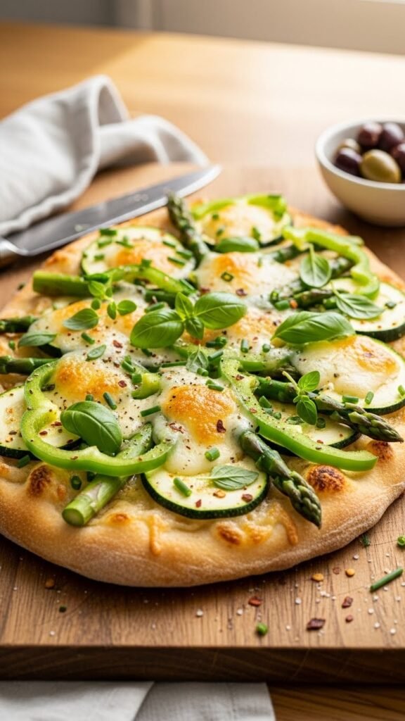 Green Veggie Flatbread