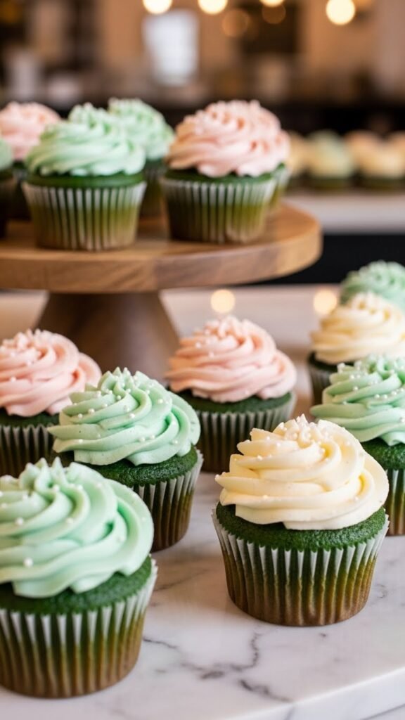 Green Velvet Cupcakes