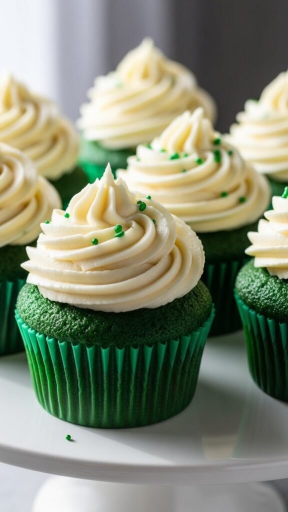 Green Velvet Cupcakes