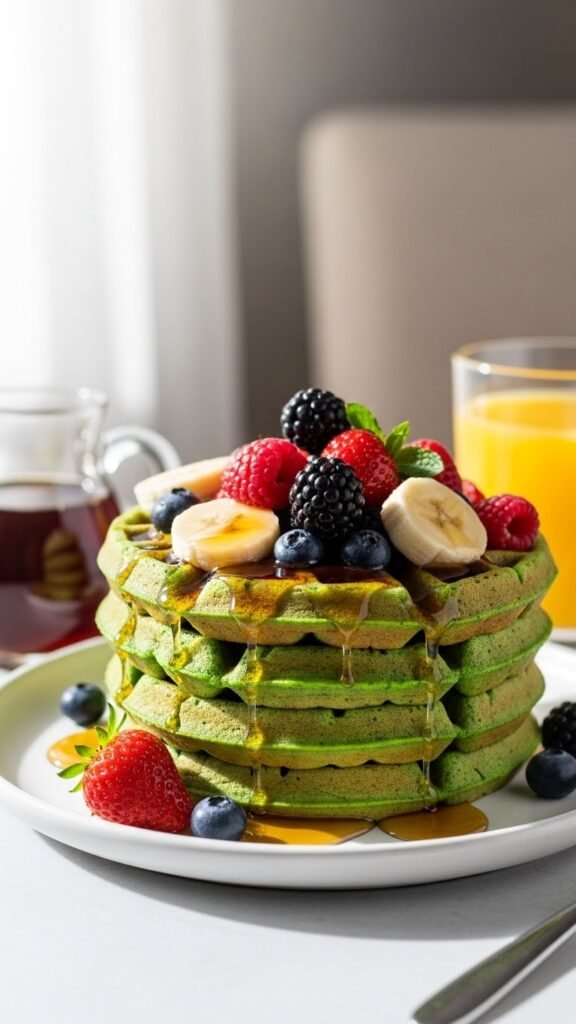Green Waffles