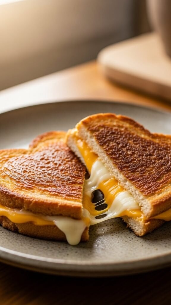 Heart Grilled Cheese