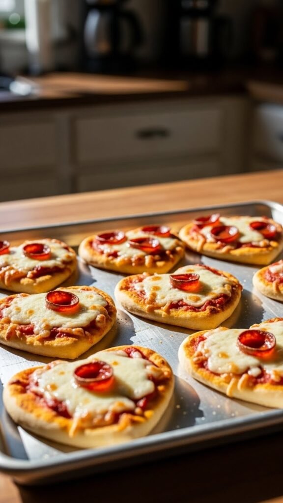 Heart Mini Pizzas
