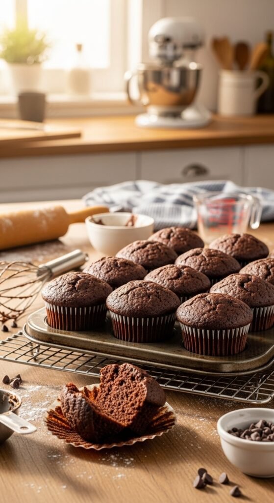 How to make chocolate cupcakes